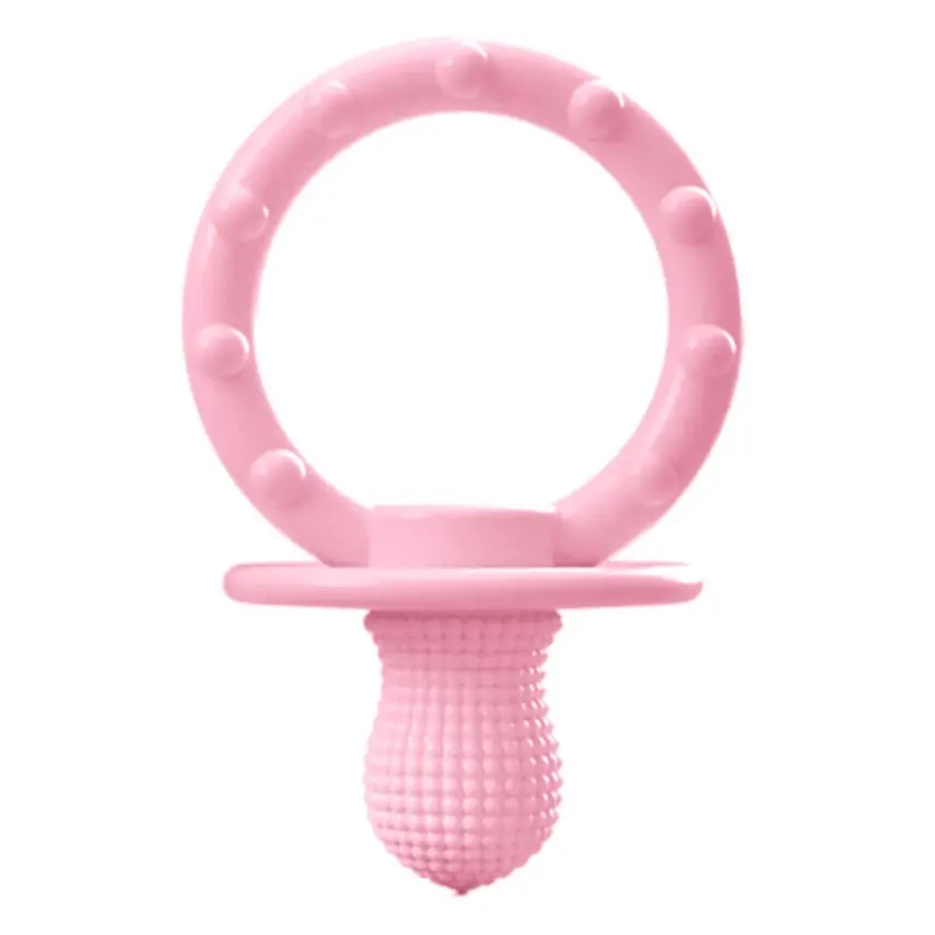 OiOi Gummy Silikon Diş Kaşıyıcı 3+ Ay Pinky Pink - 1