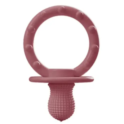 Oioi Gummy Silikon Diş Kaşıyıcı 3+ Ay Velvet Rose - 1