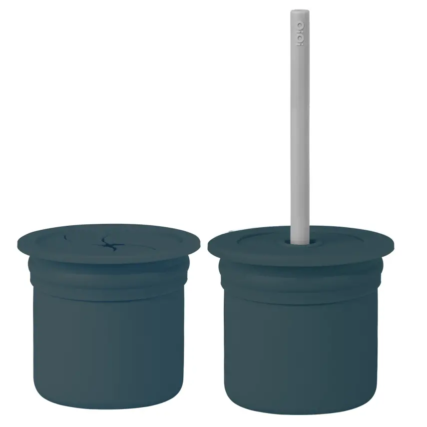 OiOi Ham+Hüp Atıştırma Seti 4lü Deep Blue - Powder Grey - 1