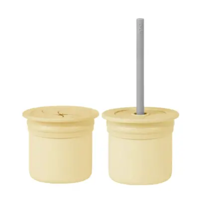 OiOi Ham+Hüp Atıştırma Seti 4lü Mellow Yellow - Powder Grey - 3