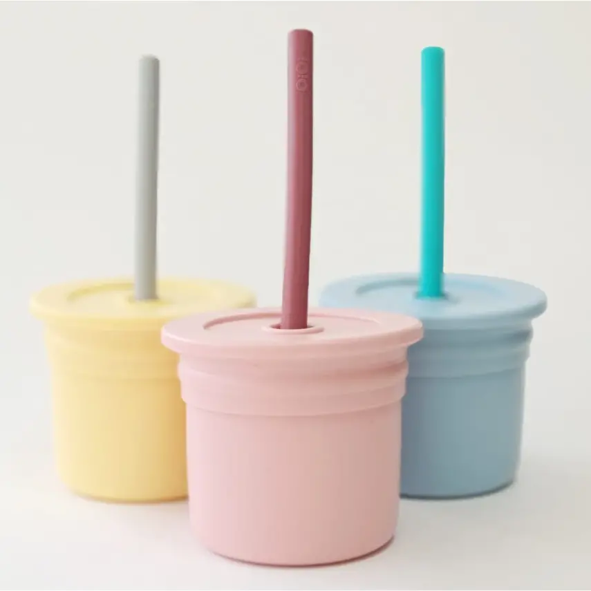 OiOi Ham+Hüp Atıştırma Seti 4lü Mellow Yellow - Powder Grey - 18