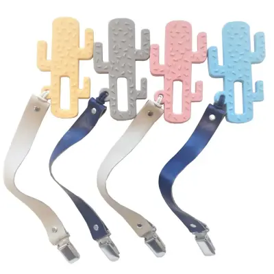 OiOi Klips Emzik ve Diş Kaşıyıcı Askısı Unicorn Pink - 7