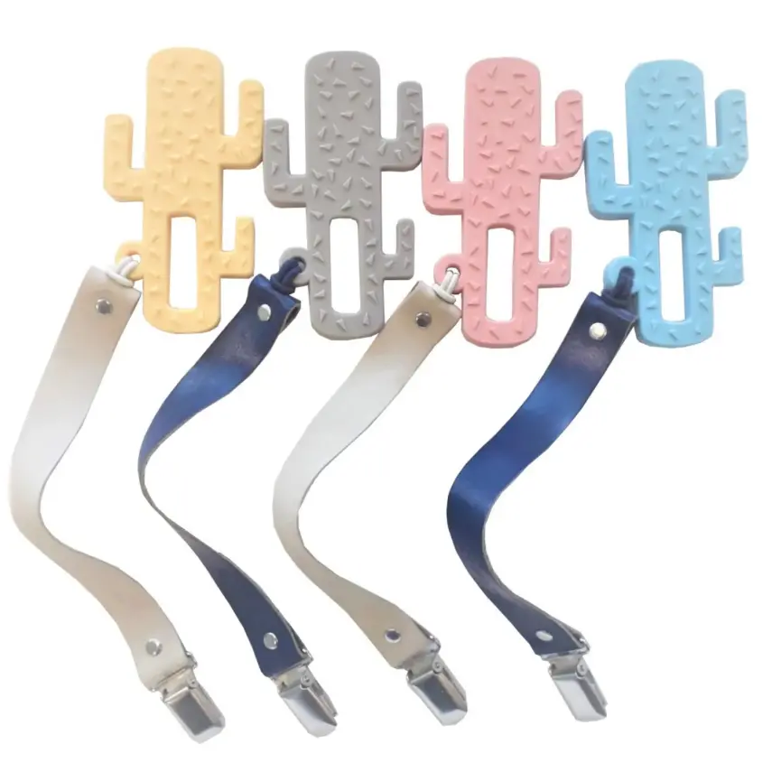 OiOi Klips Emzik ve Diş Kaşıyıcı Askısı Unicorn Pink - 7