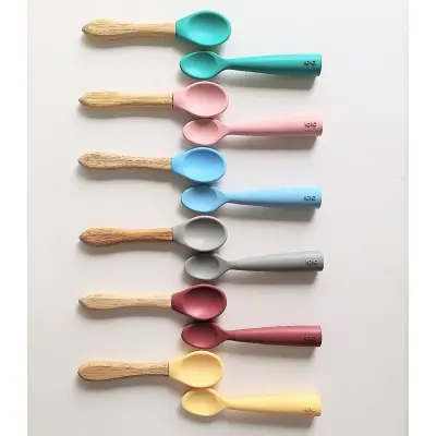 OiOi Nam Nam Mama Kaşığı Bubble Beige - 6