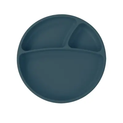 OiOi Porsiyon Vakumlu Mama Tabağı Deep Blue 