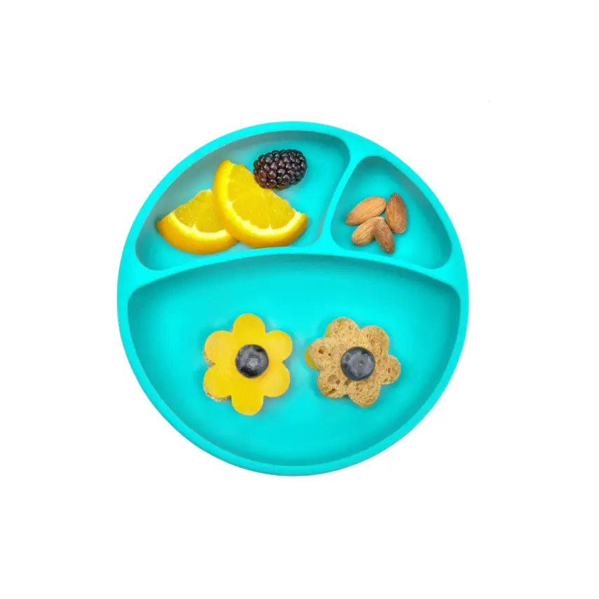 OiOi Porsiyon Vakumlu Mama Tabağı Deep Blue - 4