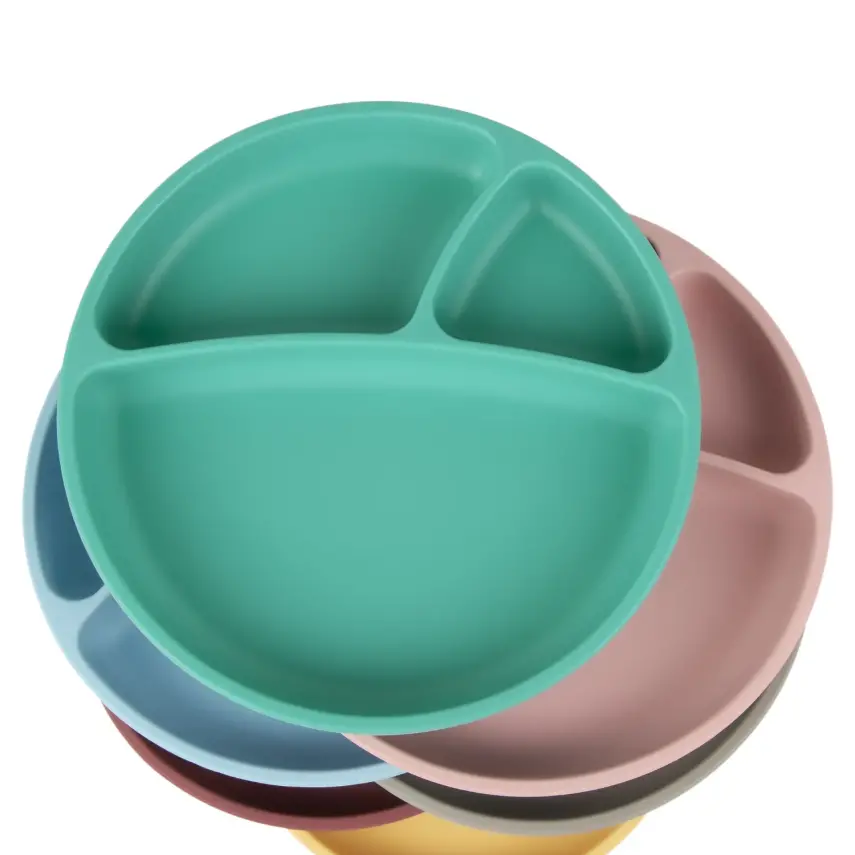 OiOi Porsiyon Vakumlu Mama Tabağı Deep Blue - 7