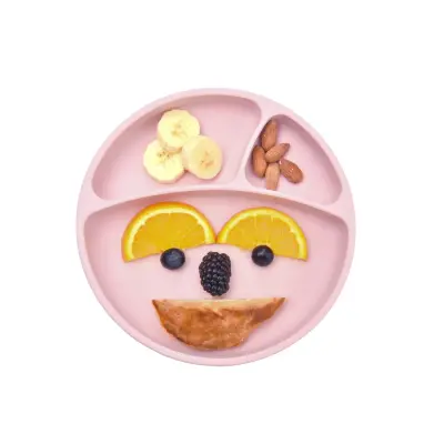 OiOi Porsiyon Vakumlu Mama Tabağı Pinky Pink - 5