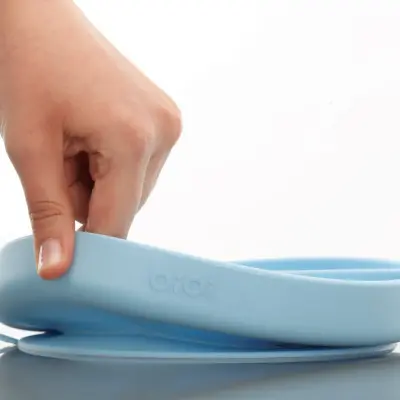 OiOi Porsiyon Vakumlu Mama Tabağı Velvet Rose - 6