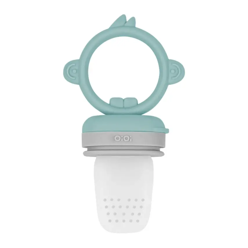 OiOi Püre Meyve Ve Sebze Alıştırıcı Aqua Green - Powder Grey - 1