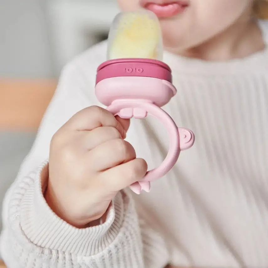 OiOi Puzzle Vakumlu Mama Tabağı + Püre Meyve Ve Sebze Alıştırıcı River Green - Powder Grey - 3