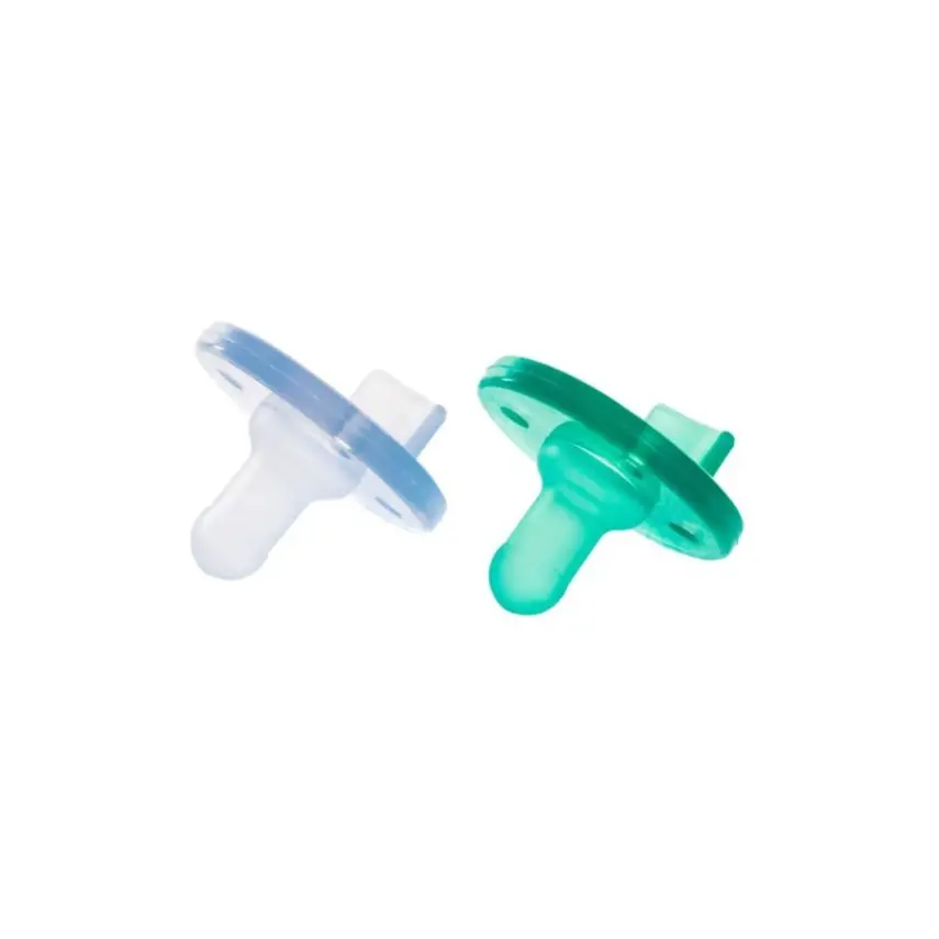 OiOi Silikon Emzik 2li 0+ Ay Aqua Green- Mineral Blue - 1