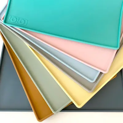 OiOi Silikon Mat Aqua Green - 2
