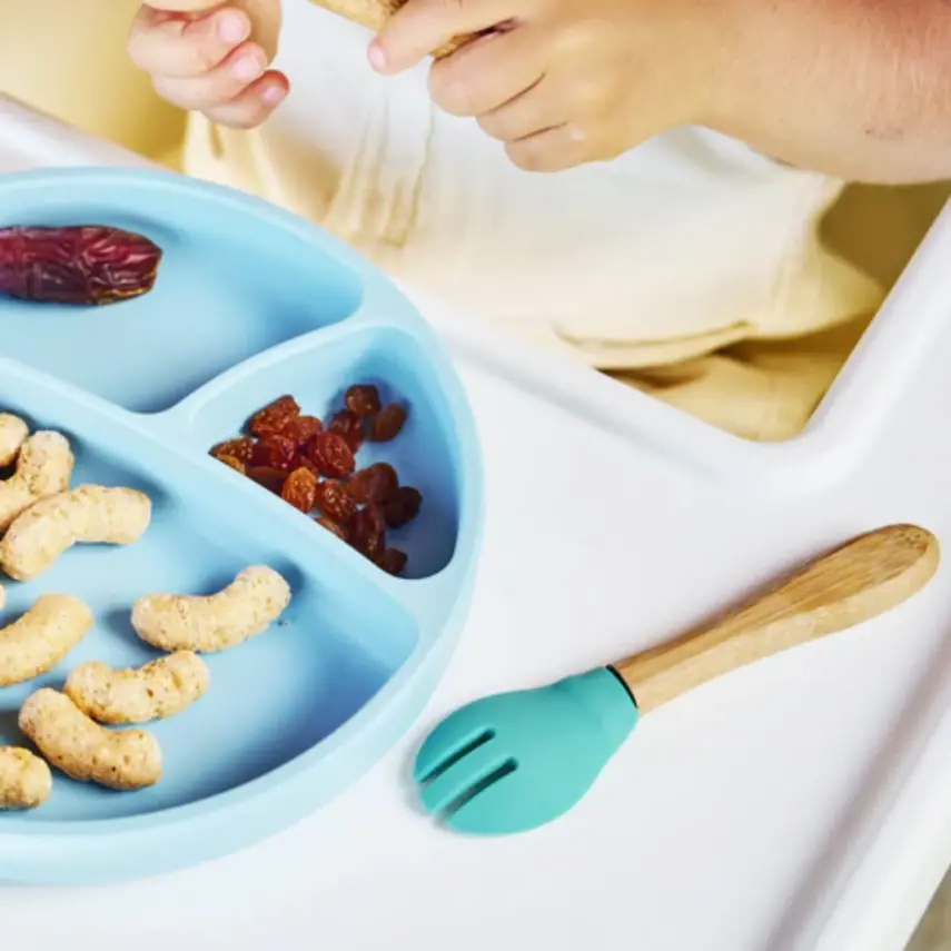 OiOi Tabak Kaşık Çatal Set Deep Blue - 6