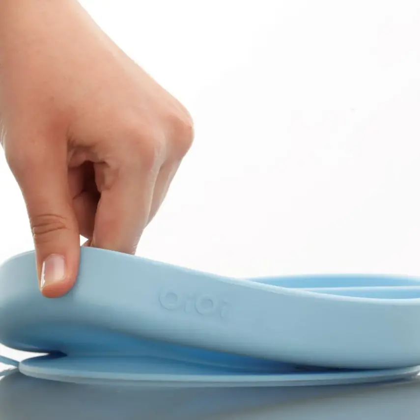 OiOi Tabak Kaşık Çatal Set Deep Blue - 3