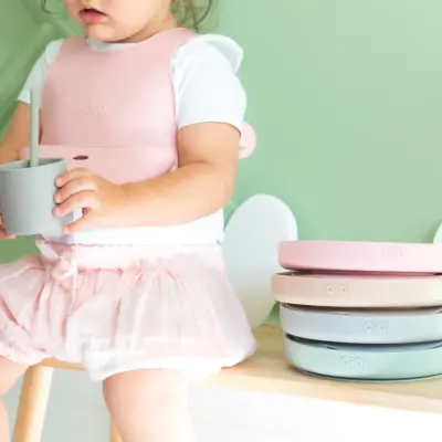 OiOi Tabak Kaşık Çatal Set Pinky Pink - 8