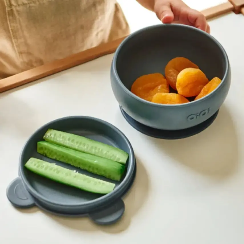 OiOi Vakumlu Mama Kasesi Kapaklı Bubble Beige - 4