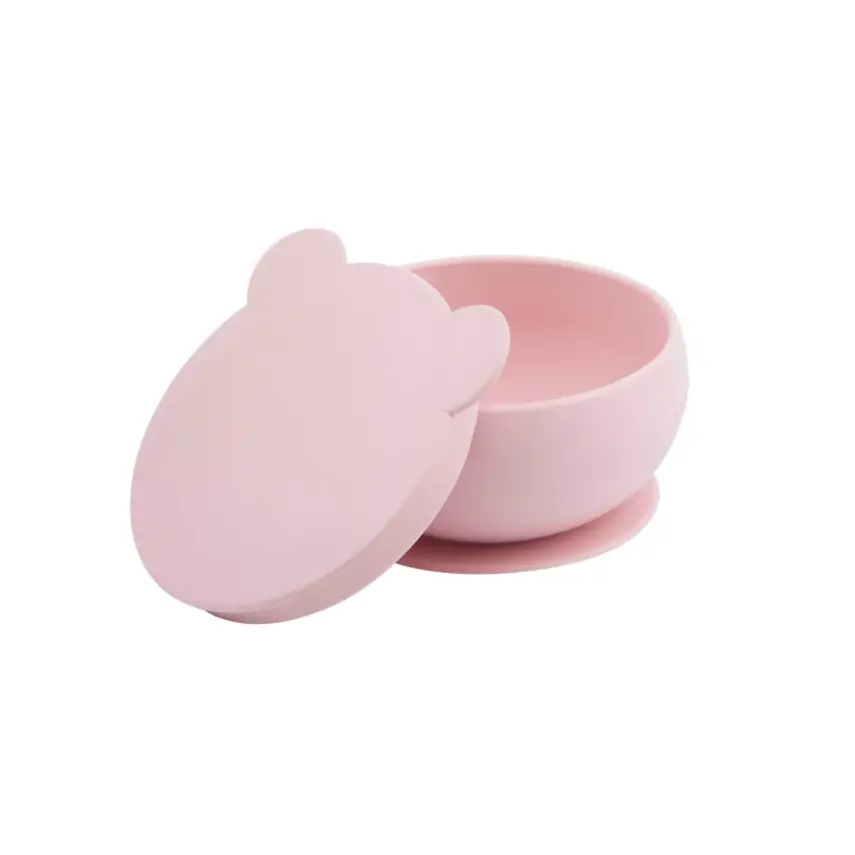 OiOi Vakumlu Mama Kasesi Kapaklı Pinky Pink - 1