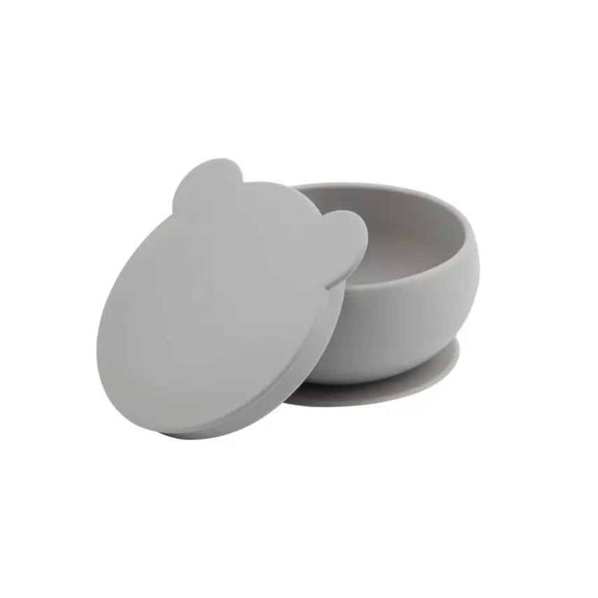 OiOi Vakumlu Mama Kasesi Kapaklı Powder Grey - 1