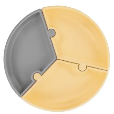 OiOi Yemek Seti Tabak Kaşık Önlük Mellow Yellow - 2