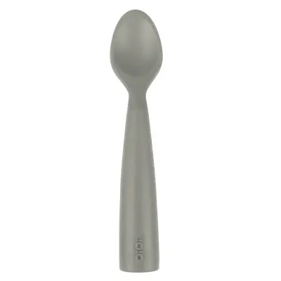 OiOi Yemek Seti Tabak Kaşık Önlük Powder Grey - 7