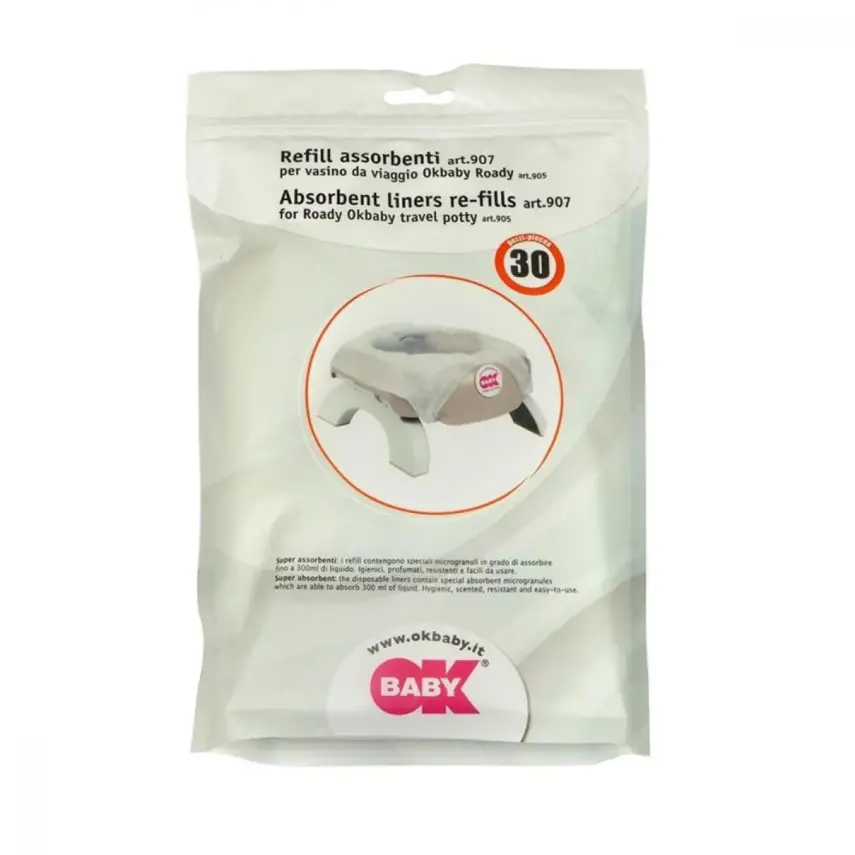 Okbaby Roady Tek Kullanımlık Poşet 30lu - 1