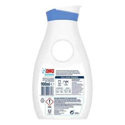 Omo Sıvı Baby Çamaşır Deterjanı Parfümsüz 18 Yıkama 900 ml - 6