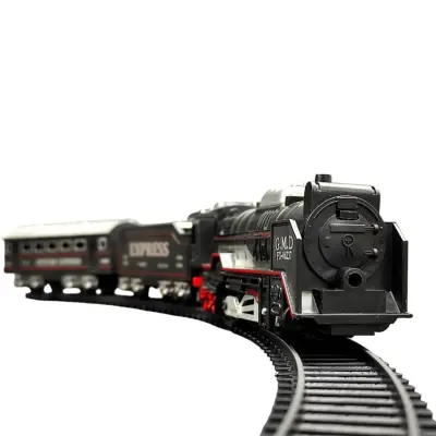 Oyuncak Tren Seti Siyah 13 Parça - 3