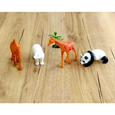 Pandalı Orman Hayvanları Pvc 4'lü (1)