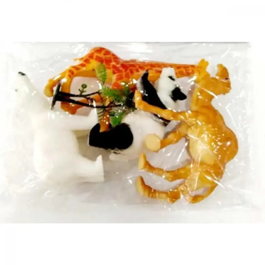 Pandalı Orman Hayvanları Pvc 4'lü - 1