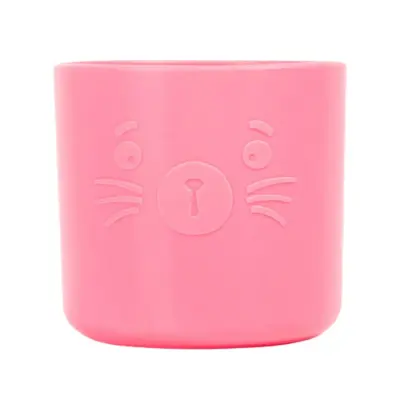 Pandish Bubu Silikon Alıştırma Bardağı Pembe