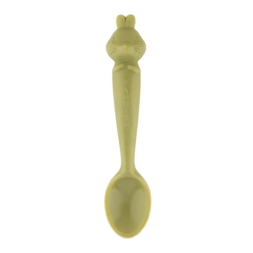 Pandish Hamham Silikon Kaşık Yeşil - 1