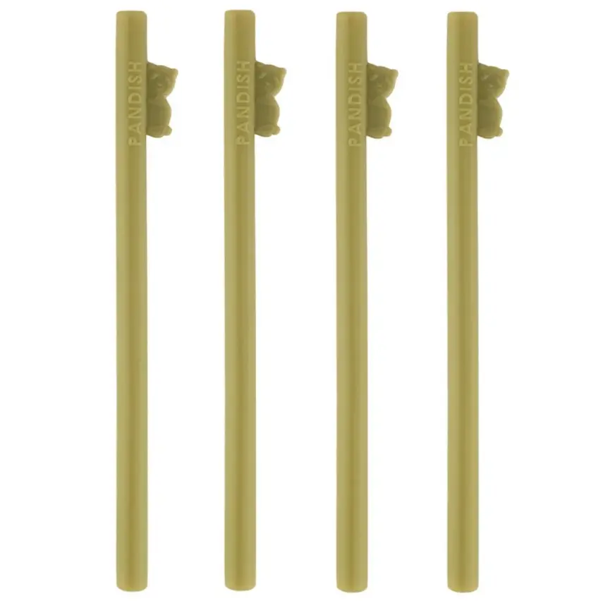 Pandish Hüphüp Silikon Pipet 4lü Yeşil - 1