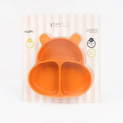 Pandish Huppo Vakum Tabanlı Silikon Mama Tabağı (1)