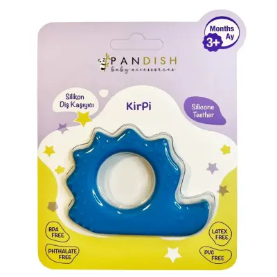 Pandish Kirpi Silikon Diş Kaşıyıcı (1)