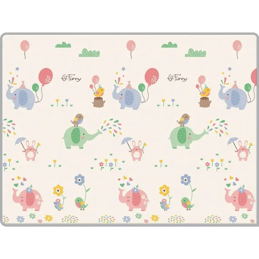 Parklon Filler Ve Yol Çift Taraflı Bebek Oyun Halısı 200x150x1.5 cm - 9