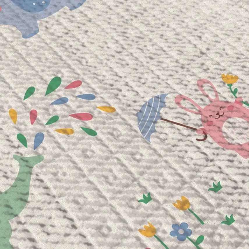 Parklon Filler Ve Yol Çift Taraflı Bebek Oyun Halısı 200x150x1.5 cm - 10