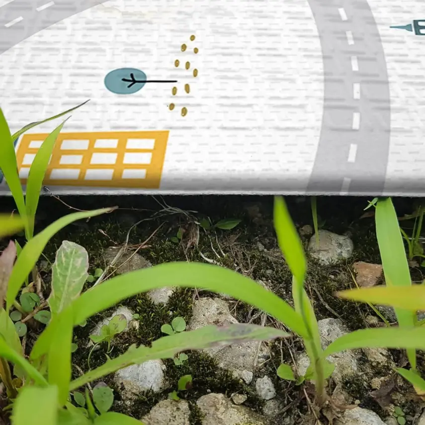 Parklon Mutlu Seyehat Katlanabilir Bebek Oyun Halısı 140x200x1 cm - 5