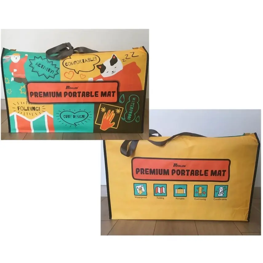 Parklon Mutlu Seyehat Katlanabilir Bebek Oyun Halısı 140x200x1 cm - 6