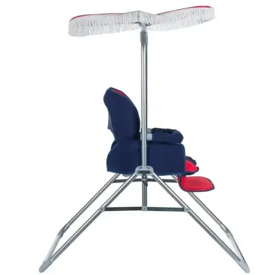 Pasha Baby Lüks Salıncak Lacivert - Pembe (1)