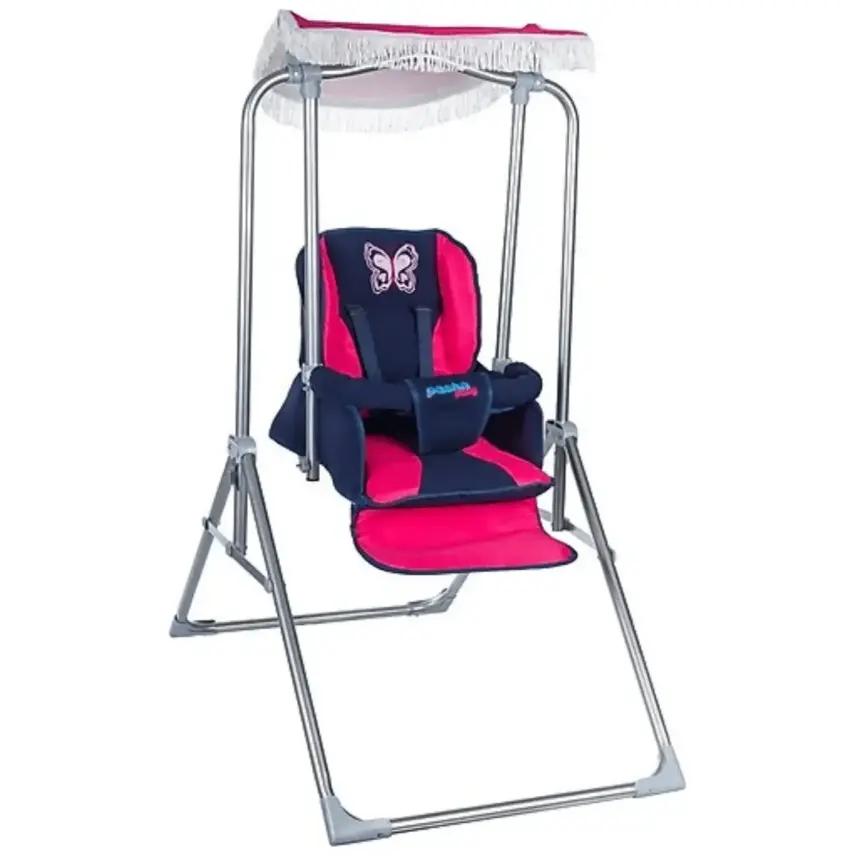 Pasha Baby Lüks Salıncak Lacivert - Pembe - 1