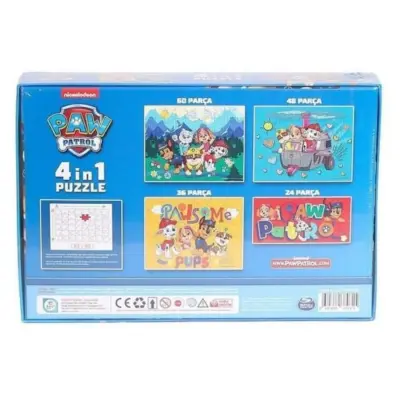 Paw Patrol 4In1 Puzzle 60 Parça - 4