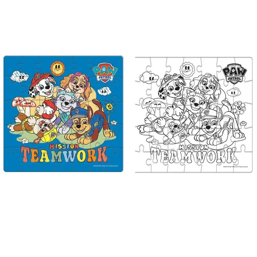 Paw Patrol Boyamalı Puzzle 35 Parça - 2