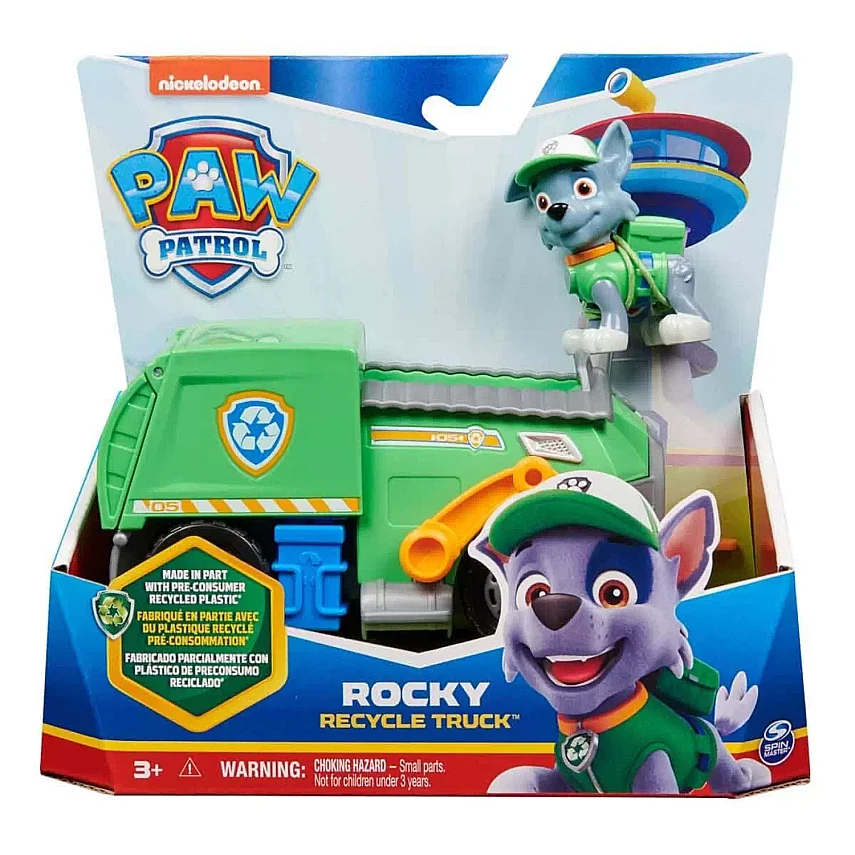 Paw Patrol Rocky ve Geri Dönüşüm Kamyonu - 8