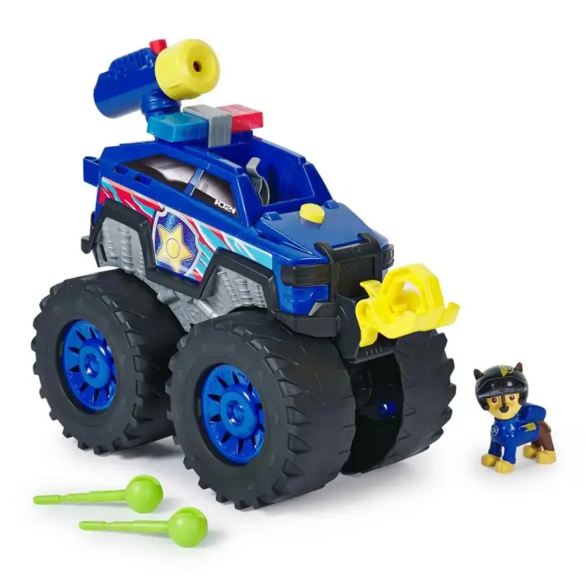 PAW Patrol Sesli ve Işıklı Rescue Wheels Figür ve Kurtarma Aracı - 1