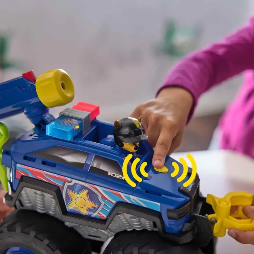 PAW Patrol Sesli ve Işıklı Rescue Wheels Figür ve Kurtarma Aracı - 5