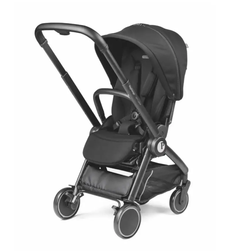 Peg Perego City Loop Çift Yönlü Tek Elle Katlanabilir Bebek Arabası True Black - 3
