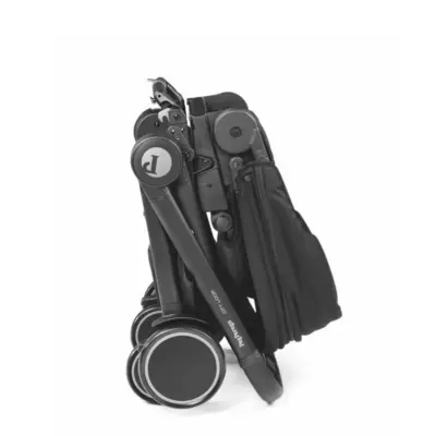 Peg Perego City Loop Çift Yönlü Tek Elle Katlanabilir Bebek Arabası True Black - 9