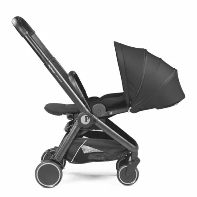 Peg Perego City Loop Çift Yönlü Tek Elle Katlanabilir Bebek Arabası True Black - 4