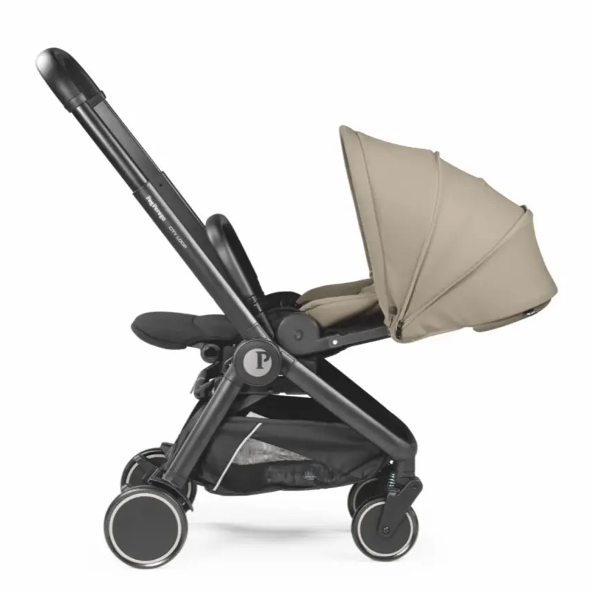 Peg Perego City Loop Çift Yönlü Tek Elle Katlanabilir Bebek Arabası Vanilla Blend - 5